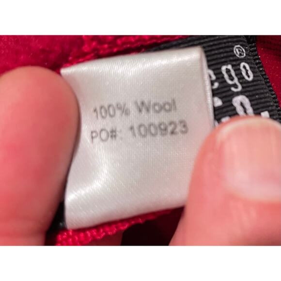 San Diego Hat Co. Red Wool Cap, One Size - Picture 7 of 8